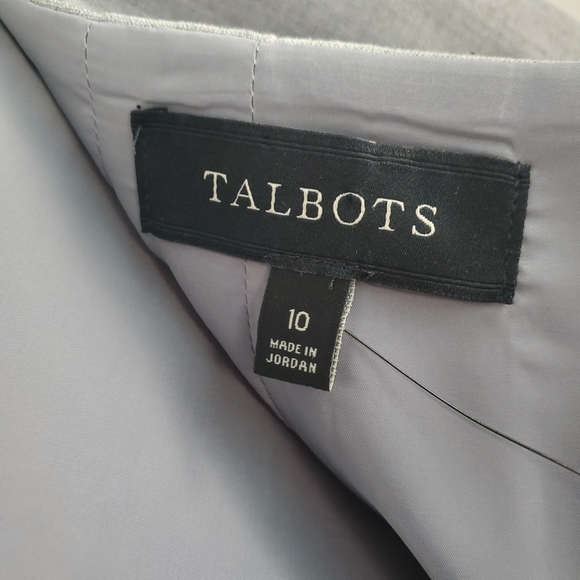 NWT Talbots Gray Pencil Skirt. 10. G0092 - Picture 3 of 13